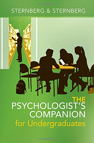 Beispielbild fr The Psychologist's Companion for Undergraduates: A Guide to Success for College Students zum Verkauf von AwesomeBooks
