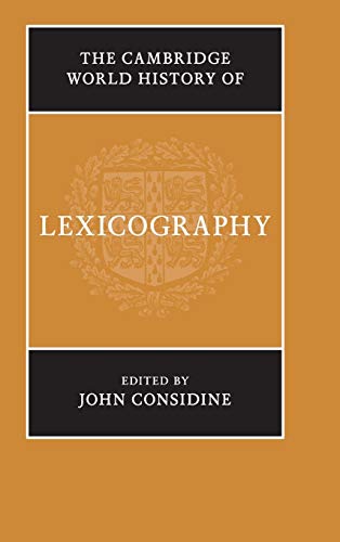 Beispielbild fr The Cambridge World History of Lexicography zum Verkauf von Prior Books Ltd