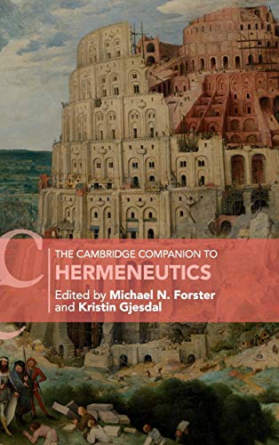 Beispielbild fr The Cambridge Companion to Hermeneutics zum Verkauf von Brook Bookstore On Demand