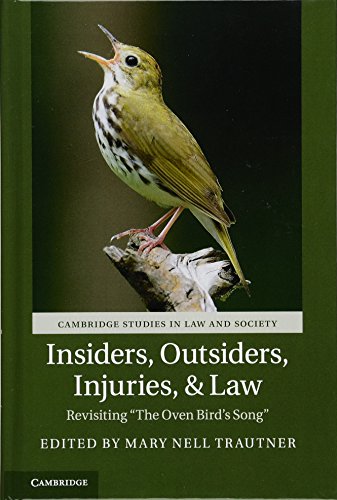 Stock image for Insiders, Outsiders, Injuries, and Law Revisiting 'The Oven Bird's Song' for sale by Michener & Rutledge Booksellers, Inc.