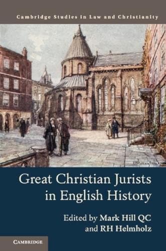 Beispielbild fr Great Christian Jurists in English History zum Verkauf von Blackwell's