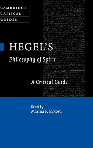 Imagen de archivo de Hegel's Philosophy of Spirit a la venta por Blackwell's