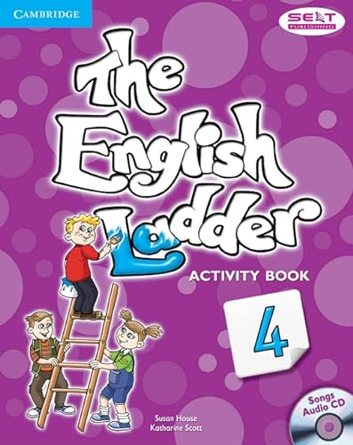Imagen de archivo de The English Ladder Level 4 Activity Book with Songs Audio CD a la venta por Bahamut Media