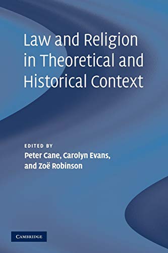 9781107402379: Law And Religion In Theoretical And Historical Context