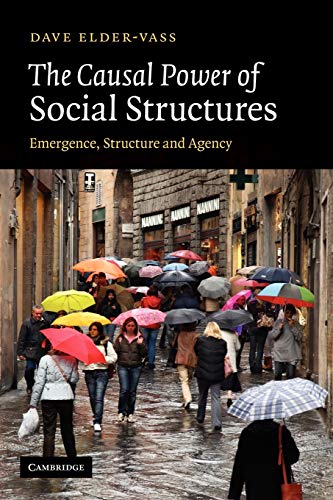Stock image for The Causal Power of Social Structures: Emergence, Structure and Agency for sale by SecondSale