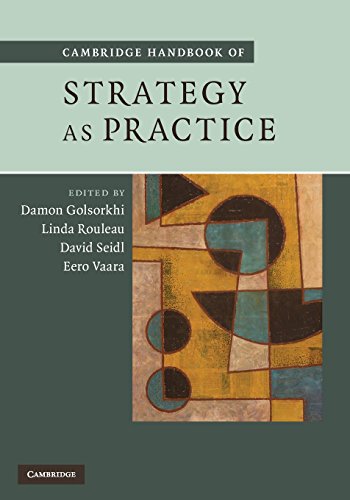 Beispielbild fr Cambridge Handbook of Strategy as Practice zum Verkauf von Cambridge Rare Books