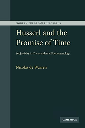 Imagen de archivo de Husserl and the Promise of Time: Subjectivity in Transcendental Phenomenology a la venta por Ria Christie Collections