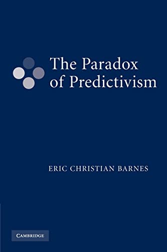Stock image for The Paradox of Predictivism for sale by Chiron Media