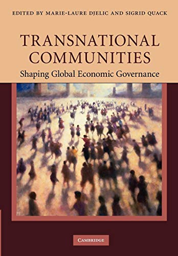 9781107406162: Transnational Communities: Shaping Global Economic Governance