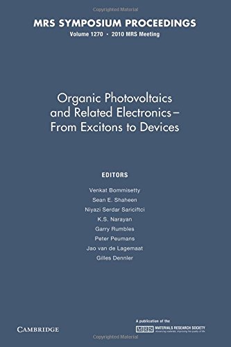 Stock image for Organic Photovoltaics And Related Electronics From Exciton for sale by Iridium_Books