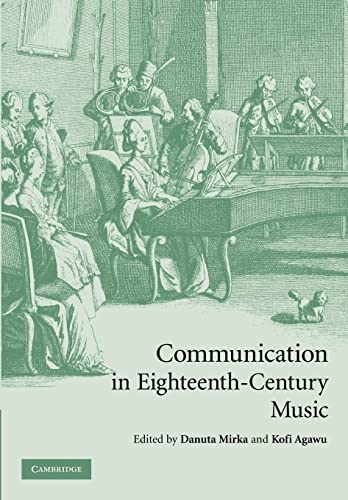 Imagen de archivo de Communication in Eighteenth-Century Music a la venta por Lucky's Textbooks