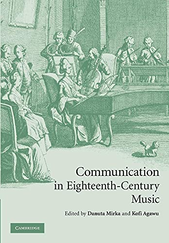 Stock image for Communication in Eighteenth-Century Music for sale by Lucky's Textbooks