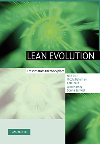 9781107407190: Lean Evolution: Lessons from the Workplace
