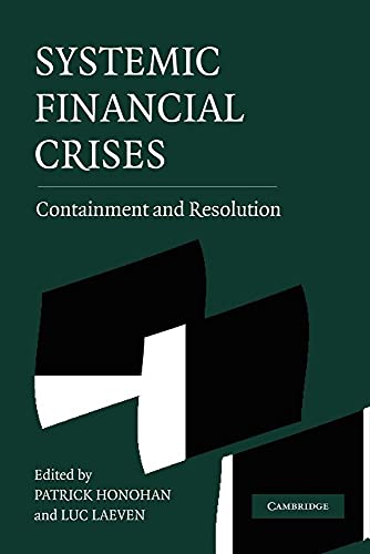 Stock image for SYSTEMIC FINANCIAL CRISES : CONTAINMENT AND RESOLUTION for sale by Basi6 International