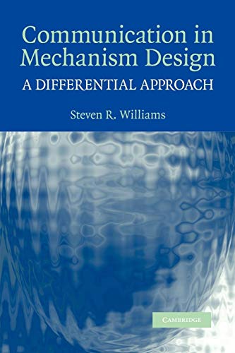 Beispielbild fr Communication in Mechanism Design: A Differential Approach zum Verkauf von Chiron Media