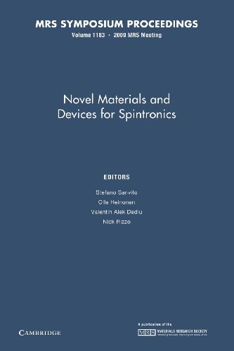 Stock image for Novel Materials and Devices for Spintronics: Volume 1183 for sale by Revaluation Books