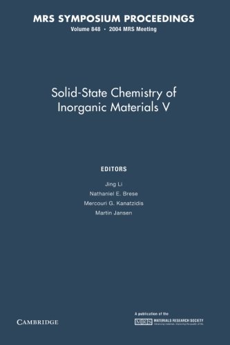 9781107409019: Solid-State Chemistry of Inorganic Materials V: Volume 848