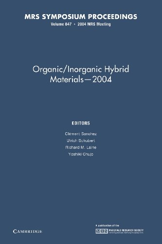 Stock image for Organic/Inorganic Hybrid Materials - 2004 V847 Pb for sale by Iridium_Books