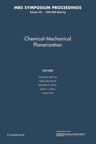 Stock image for Chemical-Mechanical Planarization V767 Pb for sale by Iridium_Books