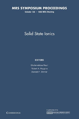 Stock image for Solid State Ionics V135 Pb for sale by Iridium_Books