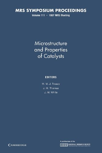 Stock image for Microstructure and Properties of Catalysts: Volume 111 (MRS Proceedings) for sale by Lucky's Textbooks