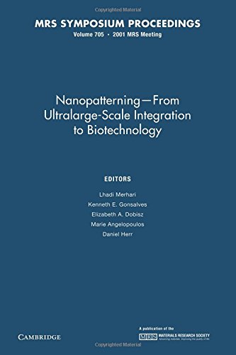 Imagen de archivo de Nanopatterning From Ultralarge-Scale Integration To Biotec a la venta por Iridium_Books