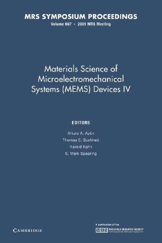 Stock image for Materials Science of Microelectromechanical Systems (MEMS) Devices IV: Volume 687 for sale by Revaluation Books