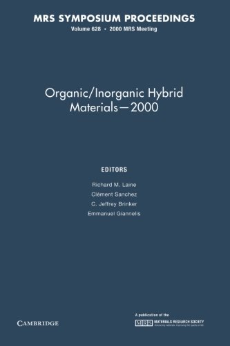 Stock image for Organic/Inorganic Hybrid Materials - 2000 V628 Pb for sale by Iridium_Books
