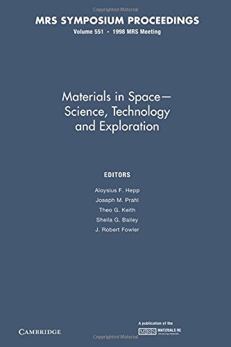 Stock image for Materials In Space Science, Technology And Exploration V55 for sale by Iridium_Books