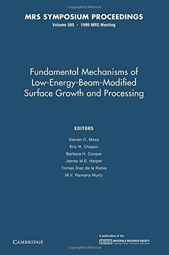 9781107414181: Fundamental Mechanisms of Low-Energy-Beam Modified Surface Growth and Processing: Volume 585 (MRS Proceedings)