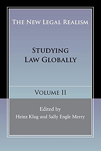 Stock image for The New Legal Realism: Volume 2: Studying Law Globally for sale by HPB-Ruby