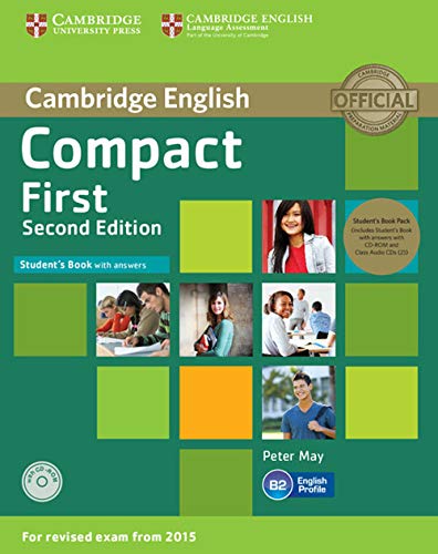 COMPACT FIRST STUDENTS PACK (STUDENTS BOOK WITH ANSWERS WITH CD-ROM AND CLASS AUDIO 2 CDS)