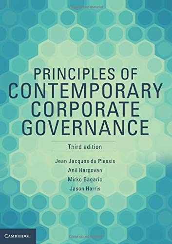 9781107432420: Principles of Contemporary Corporate Governance