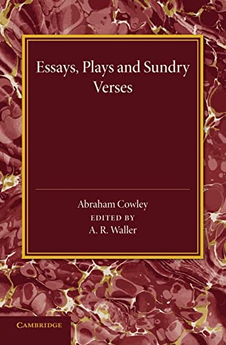 Imagen de archivo de Essays, Plays and Sundry Verses a la venta por Ria Christie Collections