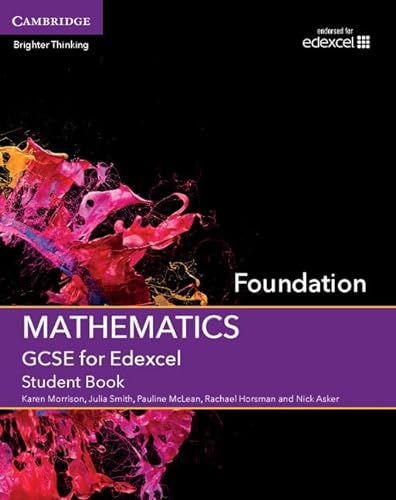 Beispielbild fr GCSE Mathematics for Edexcel Foundation Student Book zum Verkauf von AMM Books