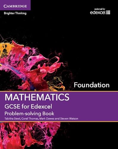 9781107450066: GCSE Mathematics for Edexcel Foundation Problem-solving Book (GCSE Mathematics Edexcel)