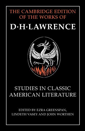 9781107457508: Studies in Classic American Literature (The Cambridge Edition of the Works of D. H. Lawrence)