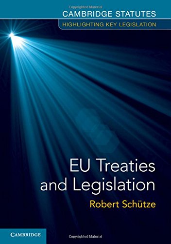 Imagen de archivo de EU Treaties and Legislation a la venta por AwesomeBooks