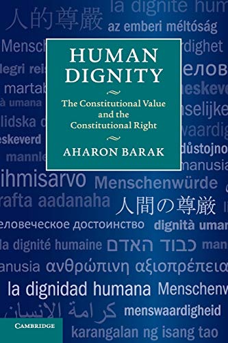 Imagen de archivo de Human Dignity: The Constitutional Value and the Constitutional Right a la venta por HPB-Red