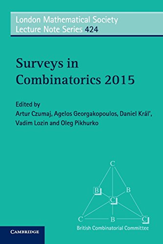 Stock image for Surveys in Combinatorics 2015 (London Mathematical Society Lecture Note Series) for sale by Books Puddle