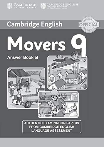 Imagen de archivo de Cambridge English Young Learners 9 Movers Answer Booklet: Authentic Examination Papers from Cambridge English Language Assessment a la venta por medimops