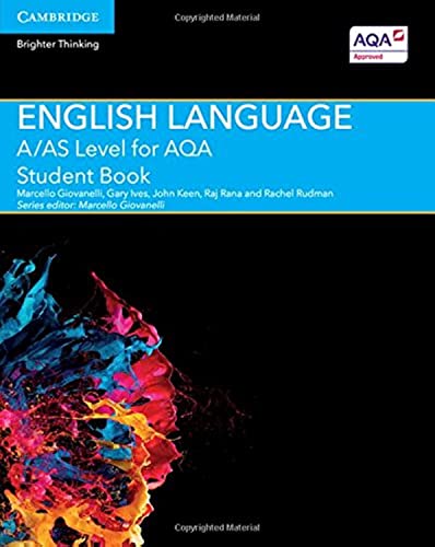 Stock image for A/AS Level English Language for AQA Student Book (A Level (AS) English Language AQA) for sale by GoldenWavesOfBooks