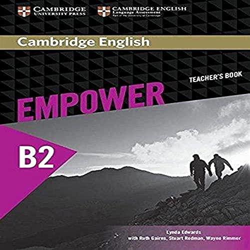 Imagen de archivo de CAMBRIDGE ENGLISH EMPOWER UPPER INTERMEDIATE TEACHER'S BOOK a la venta por Basi6 International