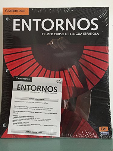 Stock image for Entornos Beginning Loose Leaf Student's Book plus ELEteca Access (Spanish Edition) for sale by Professional Book Services