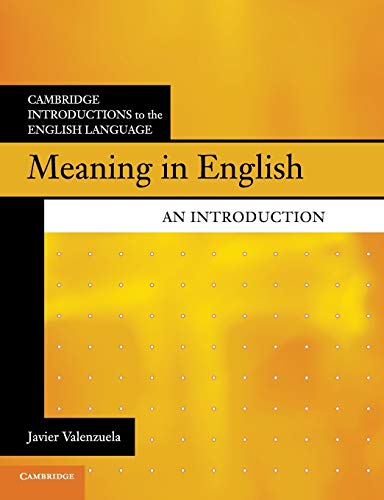 Beispielbild fr Meaning in English: An Introduction (Cambridge Introductions to the English Language) zum Verkauf von WorldofBooks