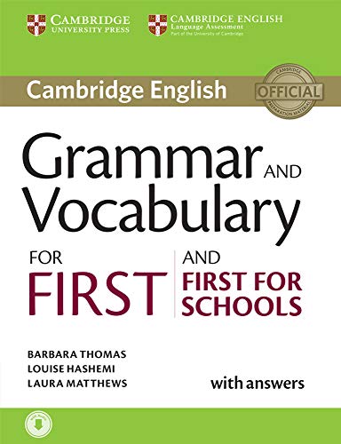 Beispielbild fr Grammar and Vocabulary for First and First for Schools Book with Answers and Audio (Cambridge Grammar for Exams) zum Verkauf von WorldofBooks