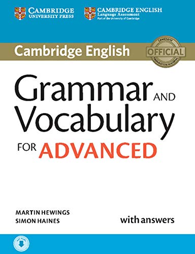 Stock image for Grammar and Vocabulary for Advanced Book with Answers and Audio: Self-Study Grammar Reference and Practice (Cambridge Grammar for Exams) for sale by GF Books, Inc.