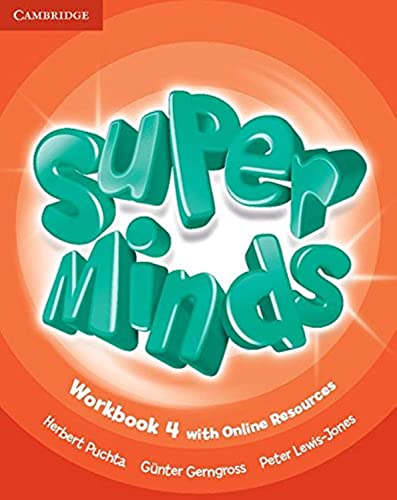Imagen de archivo de Super Minds Level 4 Workbook with Online Resources a la venta por AwesomeBooks