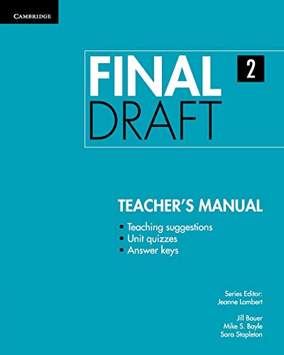 Imagen de archivo de Final Draft Level 2 Teacher's Manual a la venta por SecondSale