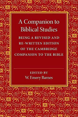 Stock image for A Companion to Biblical Studies for sale by Chiron Media